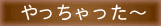 やっちゃった～
