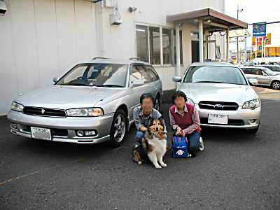 新旧２台並べて記念撮影です