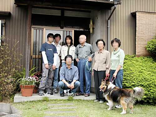 ジィジ、バァバ、おばさん一家と