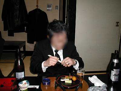 パパが一番酔っていた(談：親戚一同)